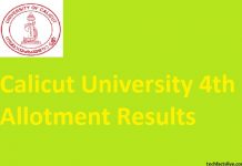 Calicut university pg cap trial allotment